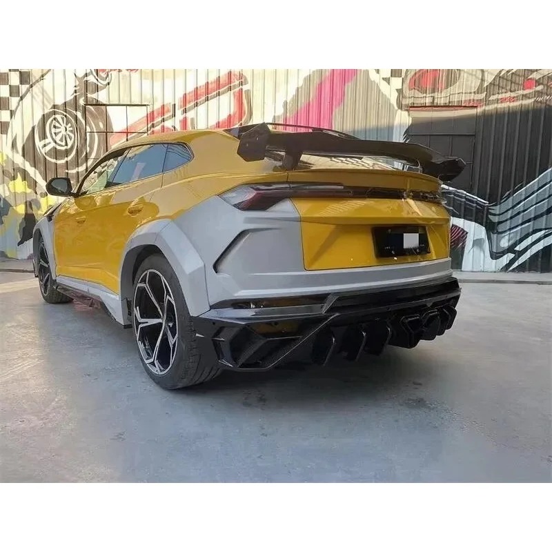 M Style Dry Carbon Fiber Rear Trunk Wing Spoiler for URUS Big Rear Spoiler Wholesale Custom